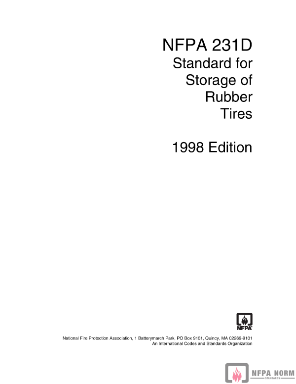 NFPA 231D PDF NFPA 231D PDF